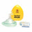 Laerdal Pocket Mask with Gloves and Wipes - Pocket CPR Mask with Gloves and Wipes in Hard Case, Yellow - 82001133