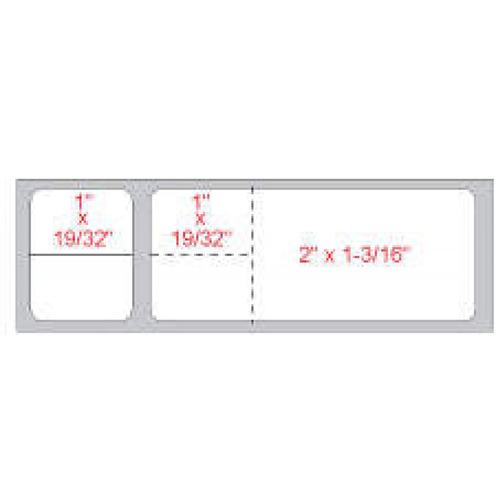 Label Misys/Sunquest Direct Thermal Paper Permanent 1" Core 4 1/8" X 1 3/16" White 1200 Per Roll