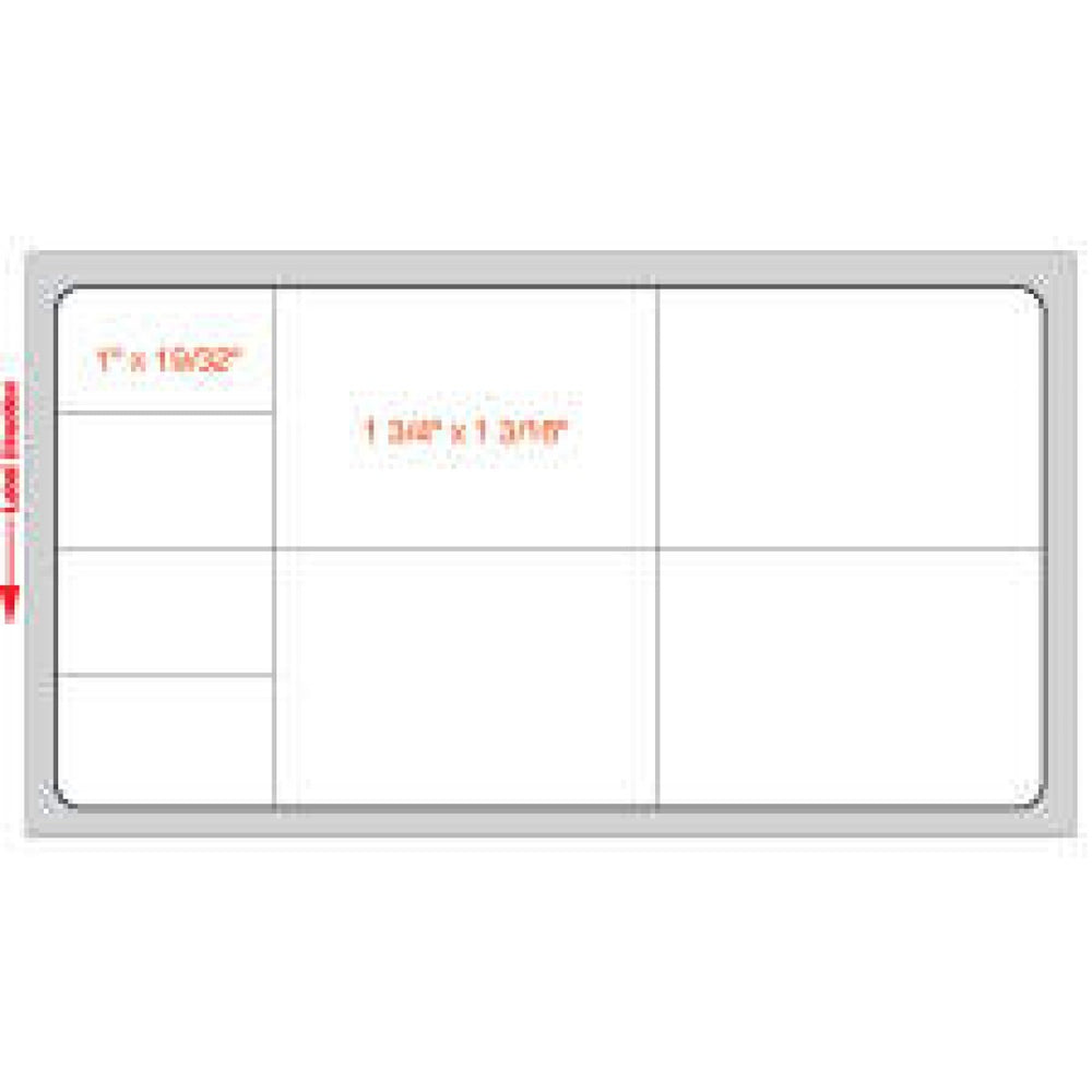 Label Direct Thermal Paper Permanent 3" Core 4 1/2" X 2 3/8" White 2200 Per Roll, 2 Rolls Per Case