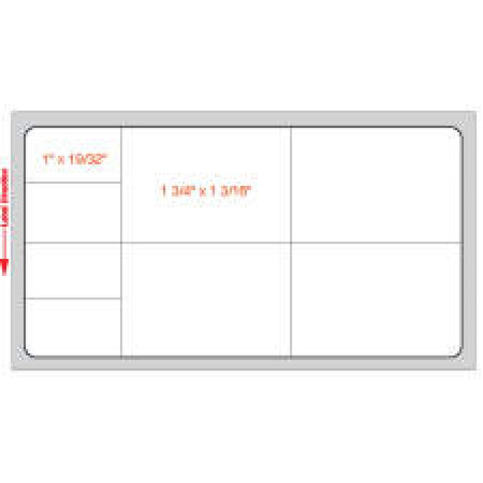 Label Direct Thermal Paper Permanent 3" Core 4 1/2" X 2 3/8" White 2200 Per Roll, 2 Rolls Per Case