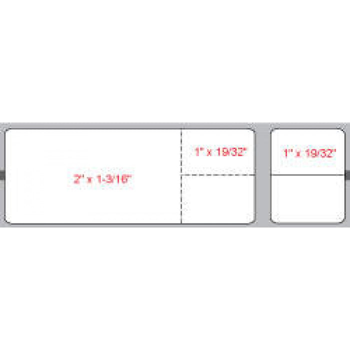 Label Misys/Sunquest Direct Thermal Paper Permanent 1 1/2" Core 4 1/8" X 1 3/16" White 1200 Per Roll, 8 Rolls Per Case