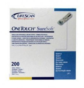 LifeScan OneTouch SureSoft Lancing Device - OneTouch SureSoft Lancing Device, Regular, 21G - 53885-013920