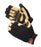 Liberty Glove GoldenKnight Black Spandex Fabric Gloves - Golden Knight Gloves, Antivibration, Size XL - 0913/XL