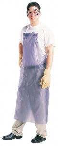 Liberty Glove Blue Vinyl Aprons - Blue Vinyl Apron, 6 Mil, 35" x 45" - 1338B