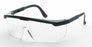 Liberty Glove Guardian Clear Lens Protective Eyewear - Safety Glasses, Clear Lens, Black Frame - 1710C