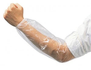 Liberty Glove Clear Polyethylene Sleeve Covers - Disposable Clear Polyethylene Sleeve - 2818C