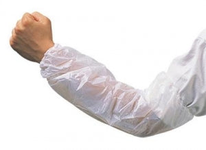 Liberty Glove White Polyethylene Sleeve Cover - Polyethylene Sleeve, White, 18" - 2818W