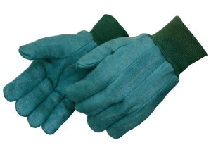 Liberty Glove Premium Weight Green Chore Gloves - Green Chore Gloves, with Knit Wrist - 4206