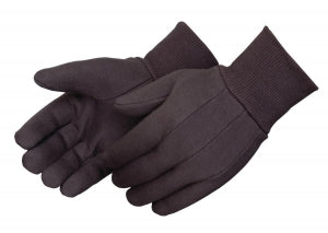 Liberty Glove Standard Weight Cotton Jersey Gloves - GLOVE, CLUTE CUT, JERSEY, KNIT, WRIST, BROWN - 4503Q/LD