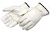 Liberty Glove Premium Grain Red Fleece Gloves - Driver Gloves, Leather, Fleece Lined, Size L - 6217LG