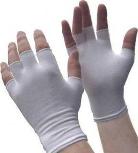 Liberty Glove Fingerless Cotton / Polyester Knit Gloves - Fingerless String Knit Gloves, Size L - F4517Q/L