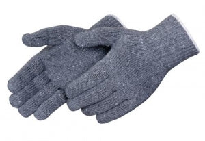 Liberty Glove Economy Weight Gray Cotton Knit Gloves - DBD-GLOVE, GREY STRING KNIT, STANDARD WGHT - K4517G/L