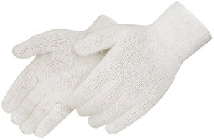 Liberty Glove Economy Weight White Cotton Knit Gloves - STRING KNIT GLOVE, ECONOMY WEIGHT, WHT - K4517/S