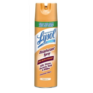 Reckitt Benckiser Lysol Disinfectant Sprays - Lysol Aerosol Spray Disinfectant Cleaner, Original Scent, 19-oz., 12/Case - MCD5107