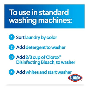 Clorox Bleach-Based Germicidal Cleaner - Clorox Ultra Bleach, Regular Concentrate, 30 oz. - 30768.00