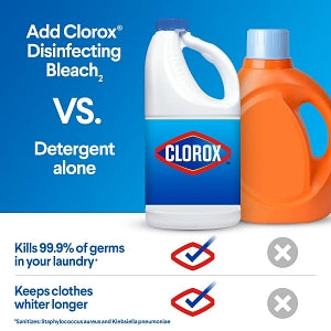 Clorox Bleach-Based Germicidal Cleaner - Clorox Ultra Bleach, Regular Concentrate, 30 oz. - 30768.00