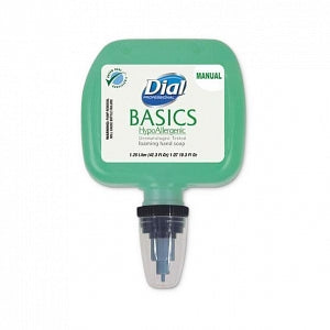 Dial Basics HypoAllergenic Liquid Hand Soap - SOAP, DIAL, BASIC FOAMING, 1.25L REFL, GRN - DIA05052