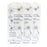 Hospeco Sanitary Napkin Receptacle Disposal Liners - Sanitary Napkin Bag, Individual, 3" x 2" x 8" - HOSNEC500