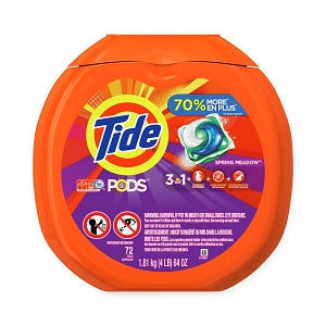 Procter and Gamble Tide PODS Laundry Detergent - Tide PODS Spring Meadow Scent Laundry Detergent, 72-Count - 10037000509780