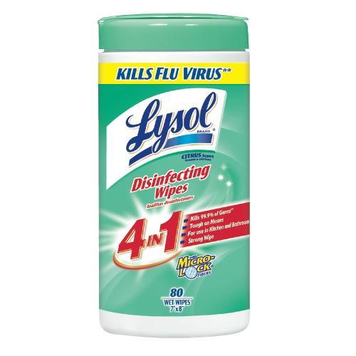 LYSOL, WIPE, LEMON