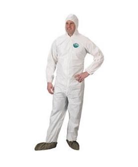 Lakeland Industries Micromax NS Coveralls - Micromax Nonsterile Coveralls with Hood, Boots and Elastic Wrists, Size SM - CTL414-SM