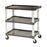 Lakeside Polyethylene Utility Carts - Plastic Utility Cart, 3 Shelf, Steel Legs, 300 lb. Weight Capacity - 2500