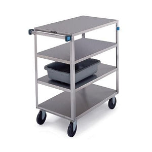 Lakeside Stainless Steel Utility Carts - Stainless Steel Utility Cart, 4 Shelf, 19" x 35" x 36" - 353