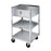 Lakeside Equipment Stands - Utility Table, 1 Shelf, 2 Drawers, 300 lb., 16.75" x 18.75" x 35" - 358