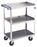 Lakeside Stainless Steel Utility Carts - Stainless Steel Utility Cart, 3 Shelf, Medium Duty, 500 lb. Weight Capacity - 411