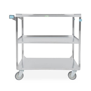 Lakeside Stainless Steel Utility Carts - Stainless Steel Utility Cart, 3 Shelf, Medium Duty, 500 lb. Weight Capacity - 444