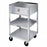 Lakeside Equipment Stands - Utility Table, 2 Shelves, 1 Drawer, 500 lb., 16.75" x 18.75" x 31" - 466