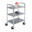 Lakeside Chrome Utility Carts - CART, UNIT, CHRM, 500LB, 3SHLF, 17-1/2X27X35 - 479