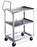 Lakeside Standard-Duty Stainless Steel Utility Carts - Stainless Steel Utility Cart, 300 lb., 2 Shelves, Ergonomic Handle - 6610