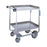 Lakeside Heavy-Duty Stainless Steel Utility Carts - Utility Cart, Stainless Steel, Heavy Duty, 700 lb., 2 Shelves, 16.25" x 30" x 34.25" - 710