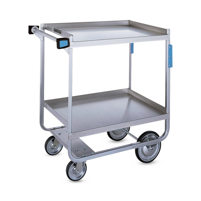 Lakeside Heavy-Duty Stainless Steel Utility Carts - Utility Cart, Stainless Steel, Heavy Duty, 700 lb., 2 Shelves, 16.25" x 30" x 34.25" - 710