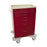 Lakeside Manufacturing Emergency Carts - Emergency Cart with Four 3", One 6" and One 12" Drawer and Breakaway Lock, Red, 32" W x 25" D x 46-1/4" H - C-630-B-1R