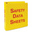 LabelMas GHS Safety Data Sheet Binder - Yellow 2-1/2" Safety Data Sheets Binder - HZRS642