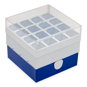 Labcon 36-Place Freezer Storage Boxes for Centrifuge Tubes - BOX, FREEZER, CENT, 50ML, PP, 16-36PL, 2/PK - 2704-220-000