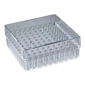 Labcon 100-Place Cryo Storage Racks - RACK, CRYO, CLEAR, 100-PLACE, WITH LID - 2713-220-000