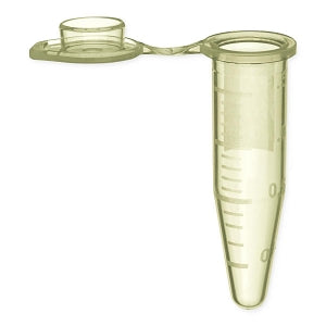 Labcon North America 1.5mL SuperSlik Low-Retention Microcentrifuge Tubes with Caps - TUBE, MCT, 1.5ML, PP, W/CAP, YELLOW, NS, 250/PK - 3039-562-000