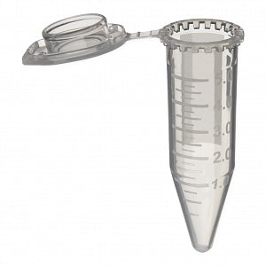 Labcon SuperClear 2mL Microcentrifuge Tubes with Attached Caps - TUBE, MCT, 2ML, PP, W/CAP, NATURAL, NS, 500/PK - 3046-870-000