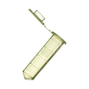 Labcon SuperClear 2mL Microcentrifuge Tubes with Attached Caps - TUBE, MCT, 2ML, PP, W/CAP, YELLOW, NS, 500/PK - 3046-872-000