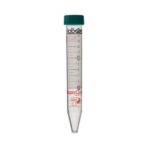 Labcon North America 15mL Centrifuge Tubes - 15 mL SuperClear Centrifuge Tube with Plug Cap, in Bulk - 3142-870-008