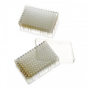 Labcon North America PurePlus Sample Library Tubes - 96-Well Polypropylene Tube Rack, 12-Strip, 1.2 mL, Nonsterile - 3912-540-000