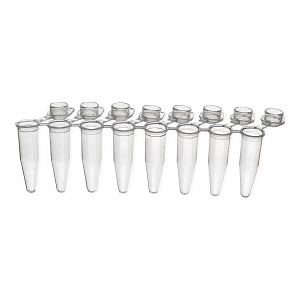 Labcon North America PurePlus 0.2mL 8-Well Individual-Hinge Bubble Cap PCR Strips - Pure Plus PCR Strip, 0.2mL, 8-Well, Individual-Hinged Bubble Cap, Natural - 3925-550-000