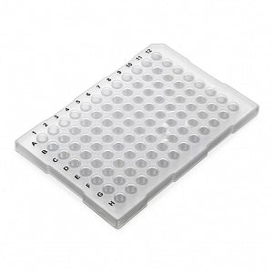 Labcon North America PurePlus 96-Well Low-Profile Half-Skirt PCR Plates - PLATE, 96 WELL, 0.2ML, HALF SKIRT, PP, NS, NAT - 3976-520-000