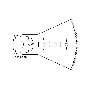 Conmed Sternotomy Saw Blades - Sternotomy Saw Blade, 44.5 mm - 5059-278