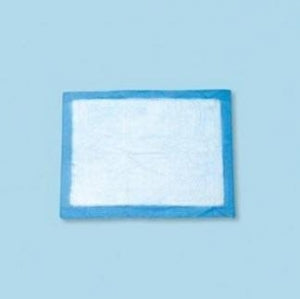 TIDI Patient Underpads - Absorbent Underpads, Nonwoven, Poly Backing, Blue, 23" x 24" - 16652