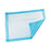 TIDI Patient Underpads - Absorbent Underpads, Tissue / Fluff Filled, Blue, 22" x 36" - 16662