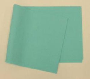 TIDI Patient Drape Sheets - Sheet, 2 Ply, Disposable, Tissue, Teal, 40" x 48" - 918321